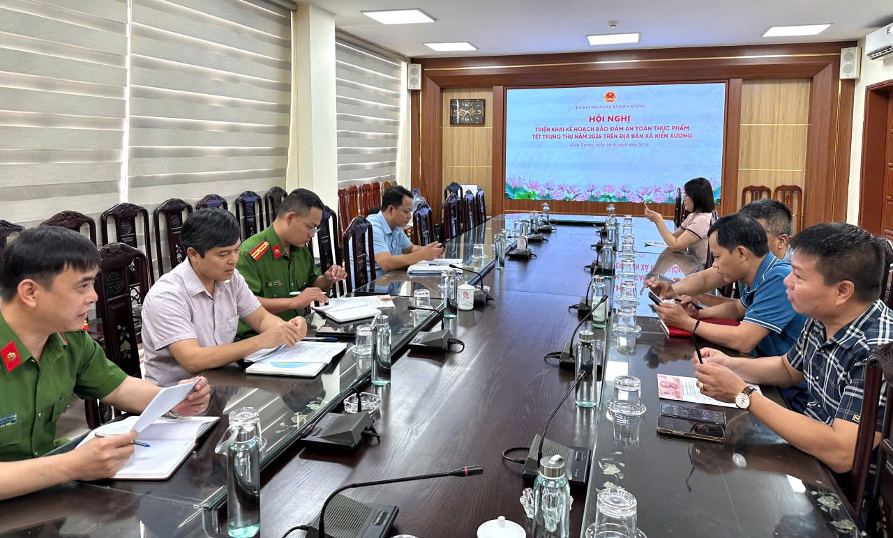 Xã Kiến Xương triển khai Kế hoạch bảo đảm an toàn thực phẩm Tết Trung thu năm 2026