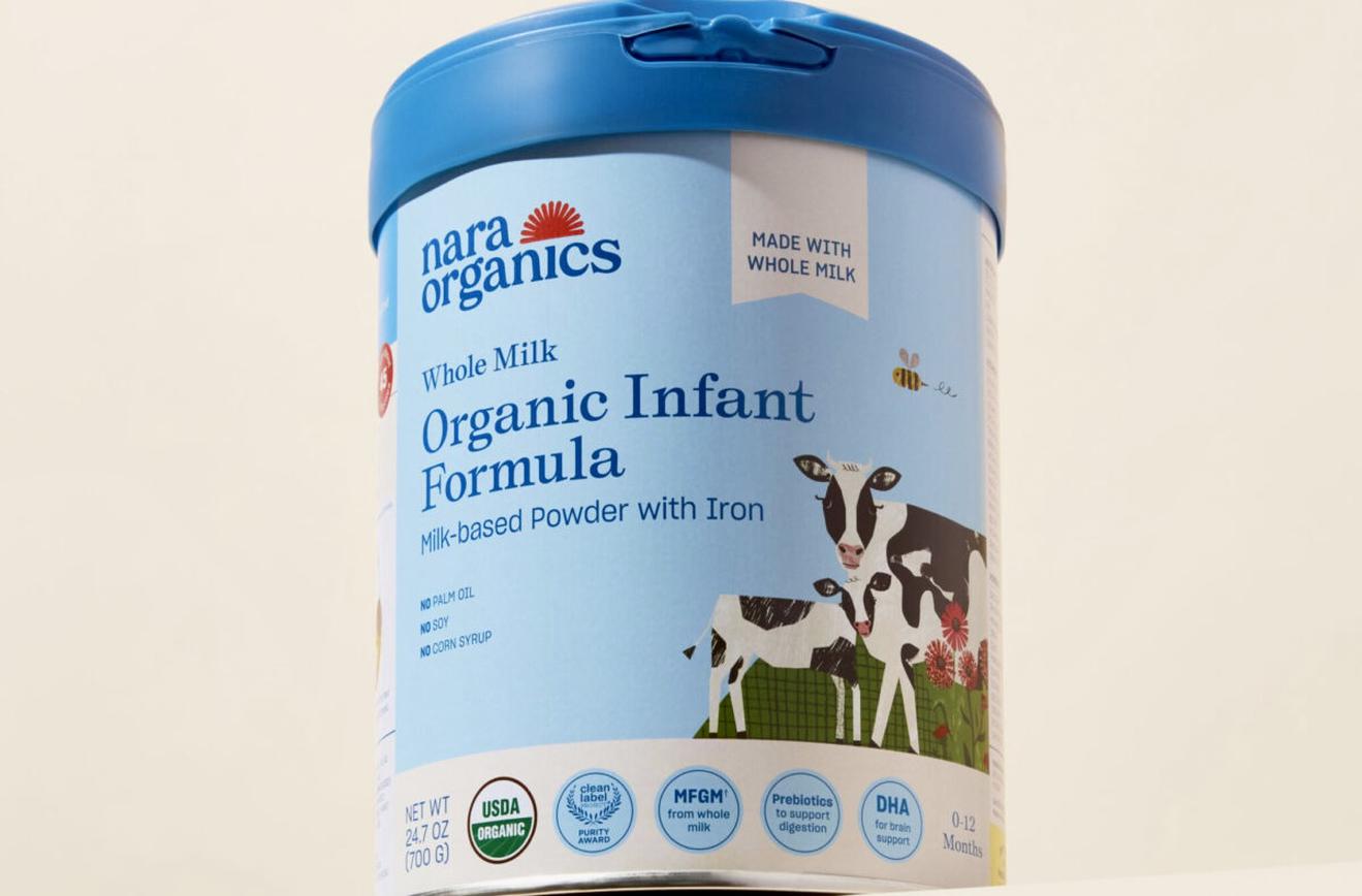 Cảnh báo thu hồi sản phẩm sữa Nara Organics Whole Milk Organic Powdered Infant Formula