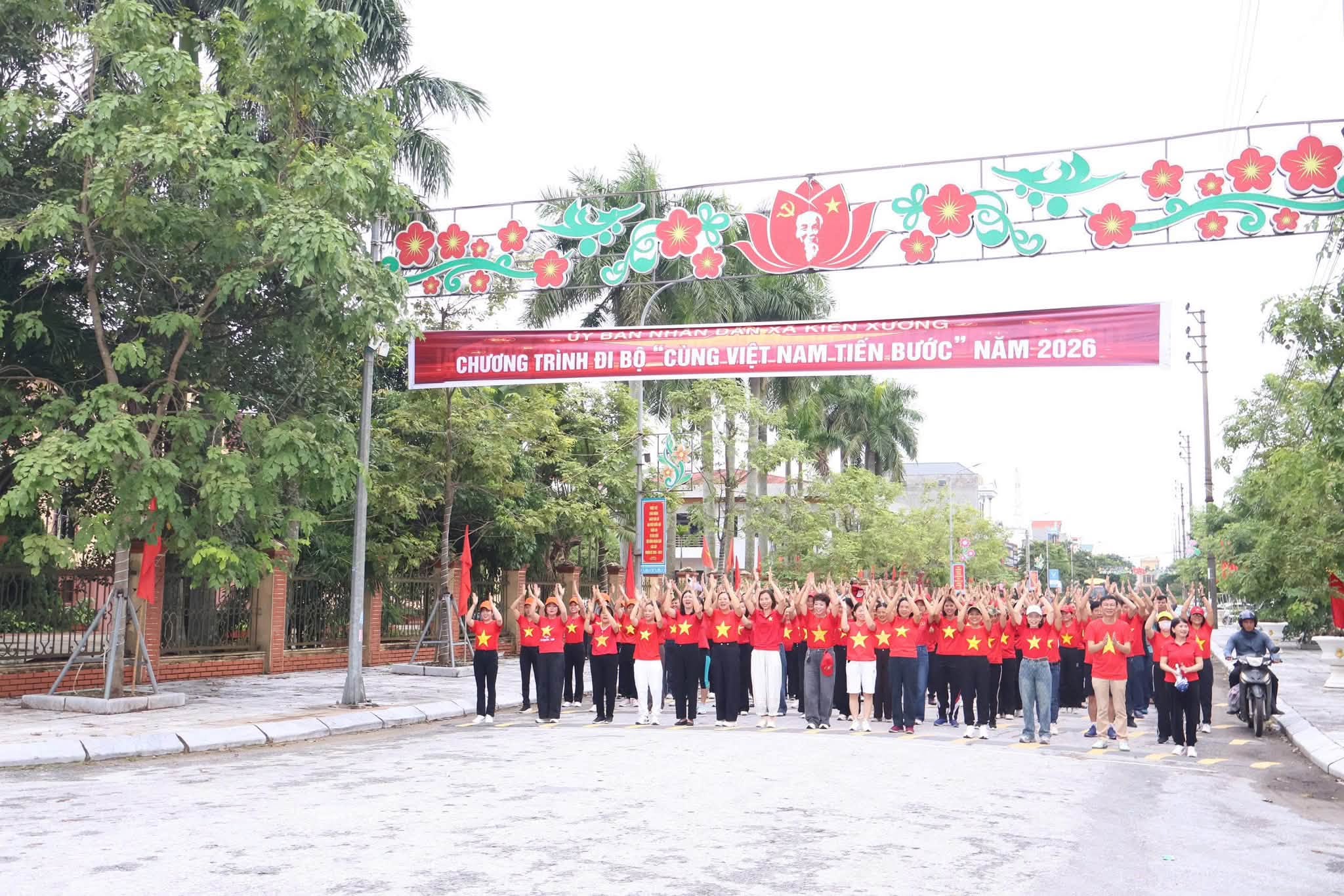 Xã Kiến Xương hưởng ứng Chương trình “Cùng Việt Nam tiến bước” năm 2026