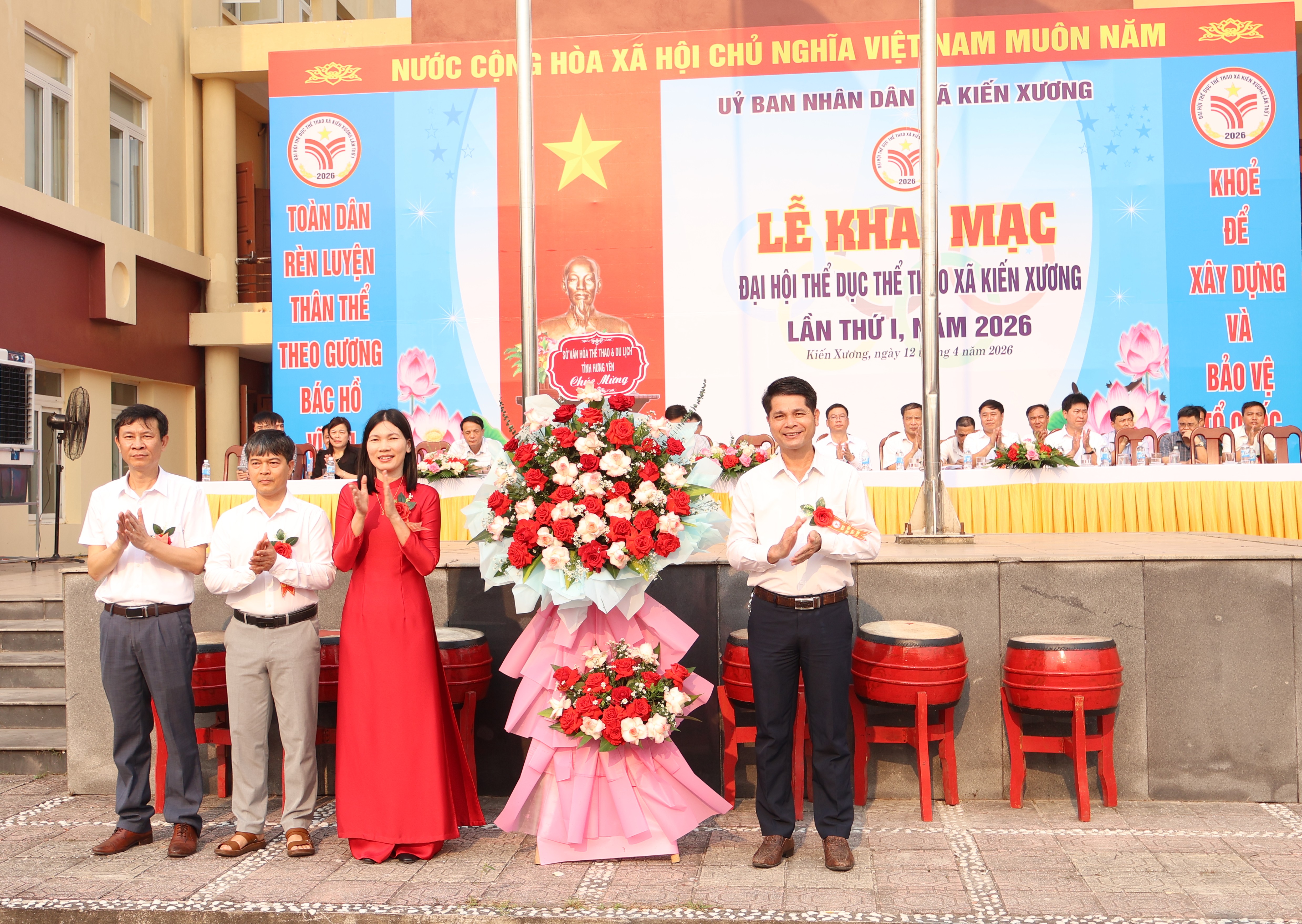 Khai mạc Đại hội thể dục thể thao xã Kiến Xương lần thứ I năm 2026