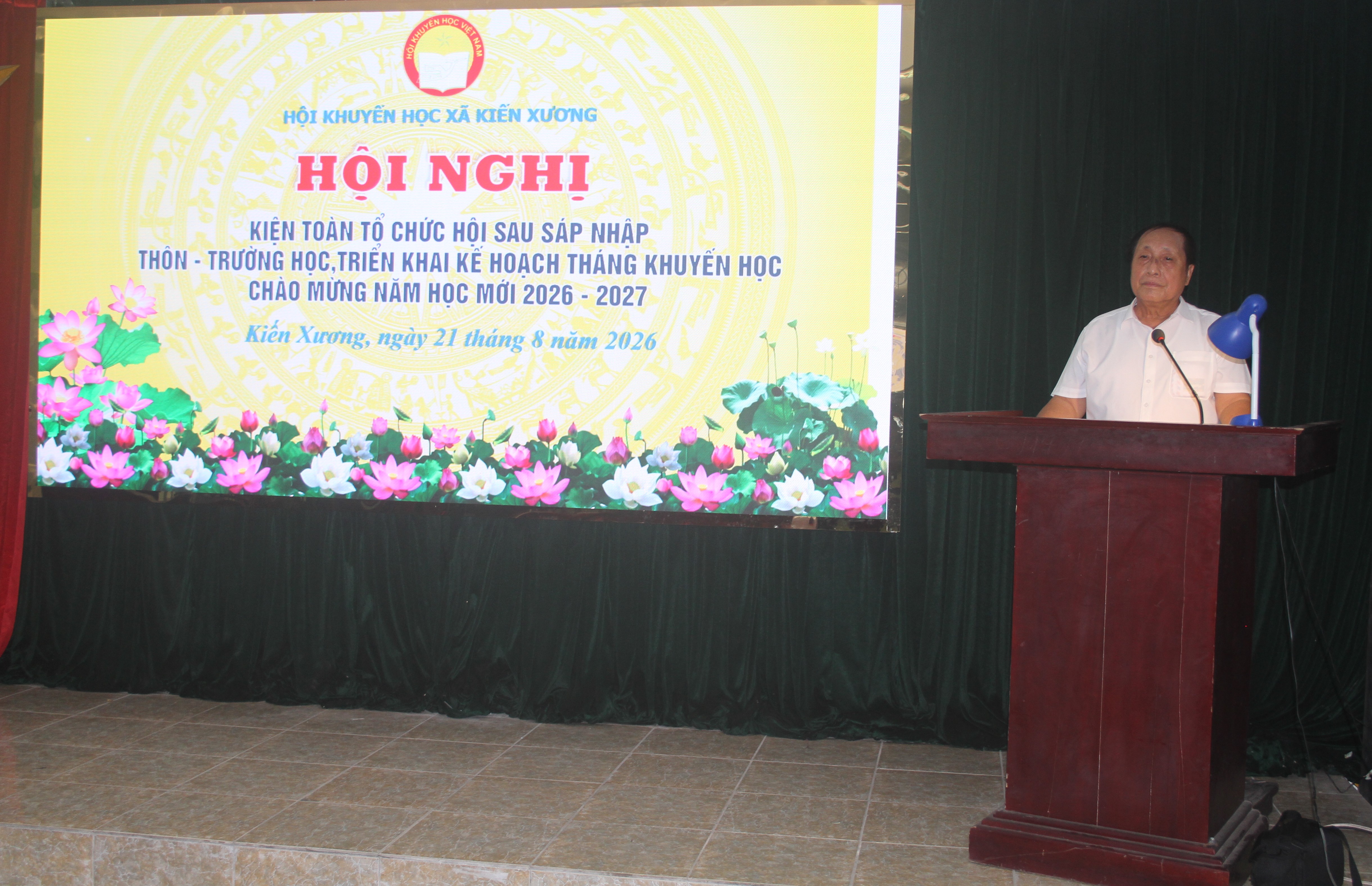 Hội nghị kiện toàn tổ chức Hội Khuyến học xã Kiến Xương và triển khai tháng Khuyến học năm 2026