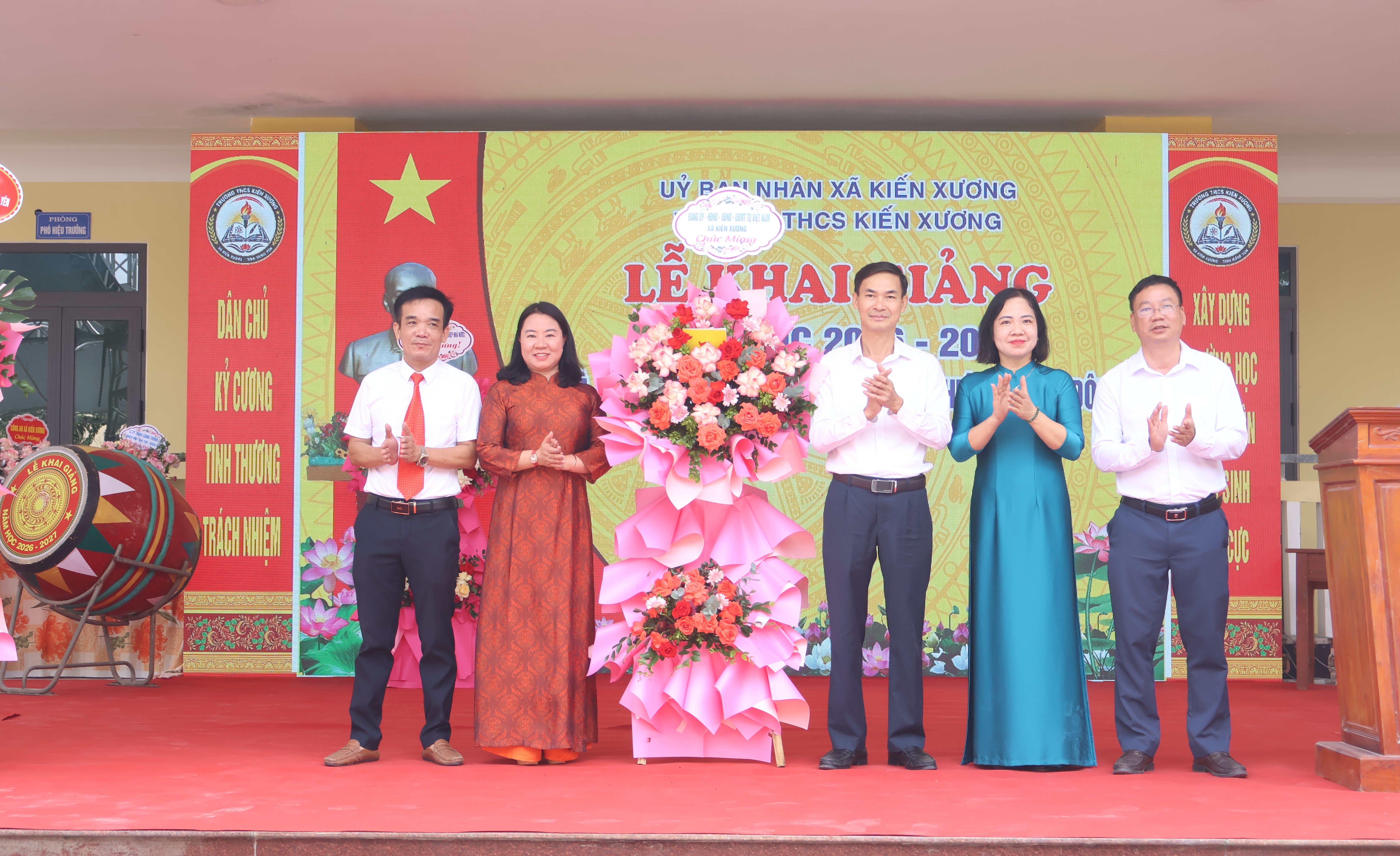 Các trường học trên địa bàn xã Kiến Xương tổ chức Lễ khai giảng năm học 2026-2027