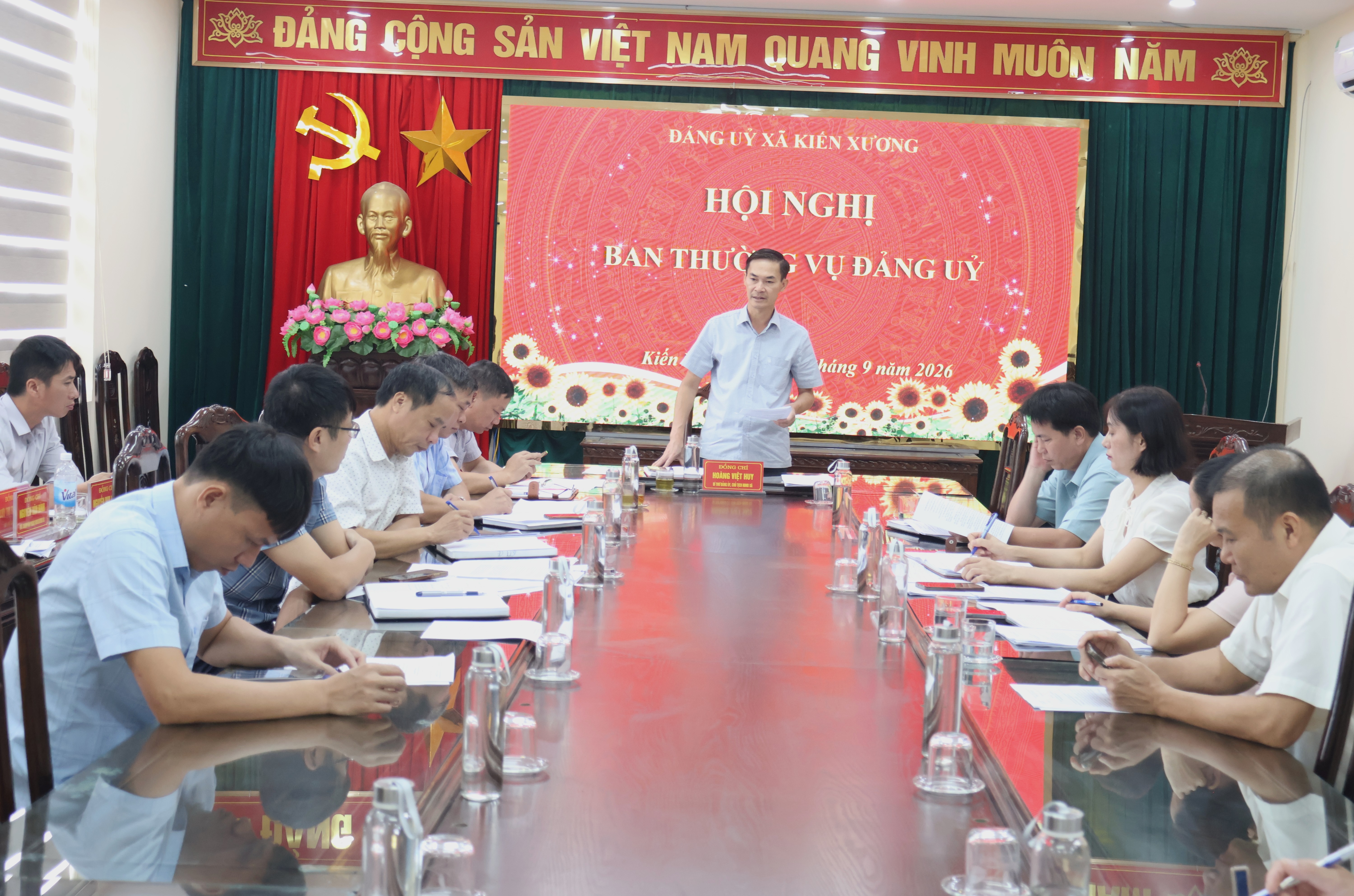 Hội nghị Ban Thường vụ Đảng ủy xã Kiến Xương