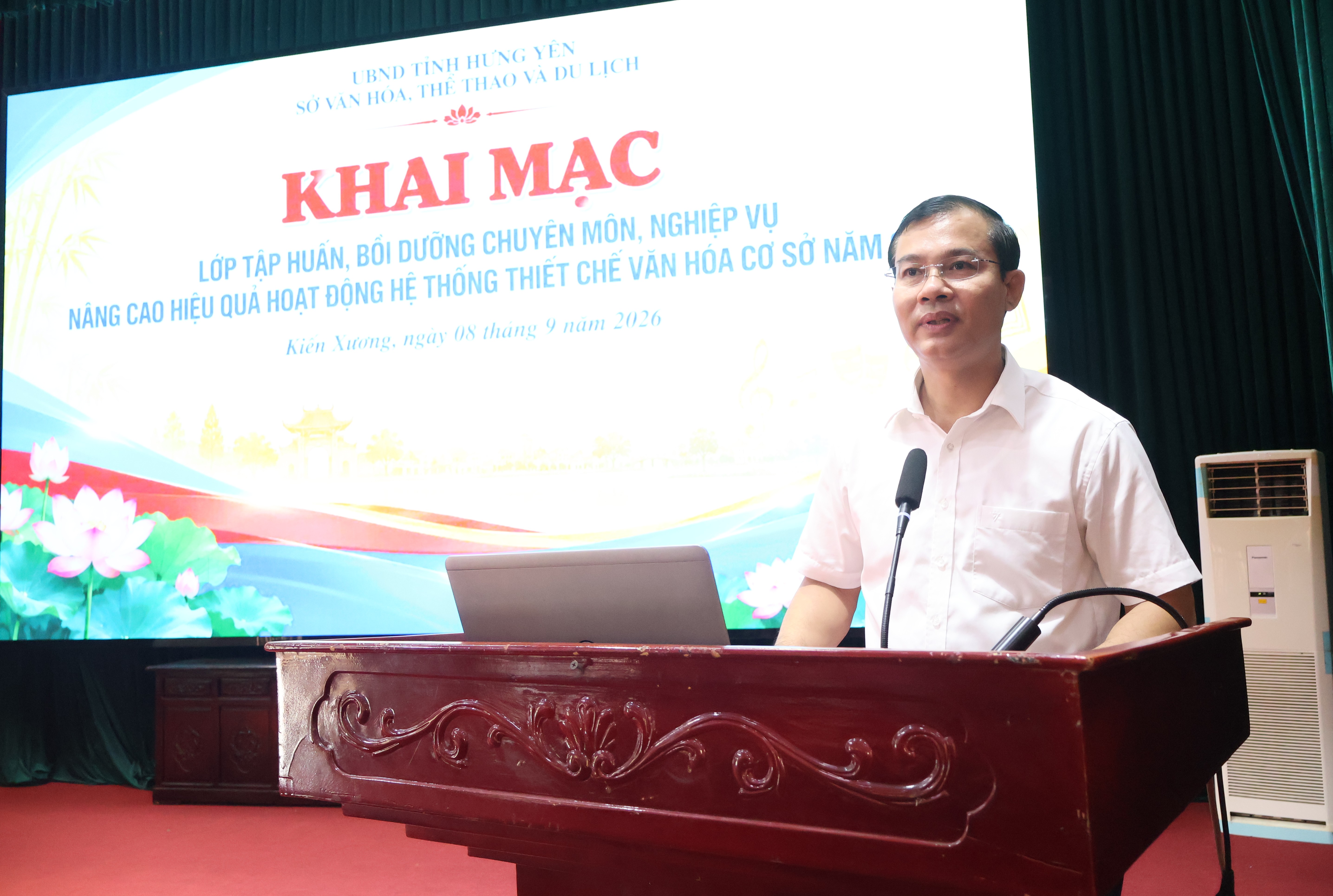 Tập huấn, bồi dưỡng chuyên môn, nghiệp vụ nâng cao hiệu quả hoạt động hệ thống thiết chế văn hoá cơ sở năm 2026