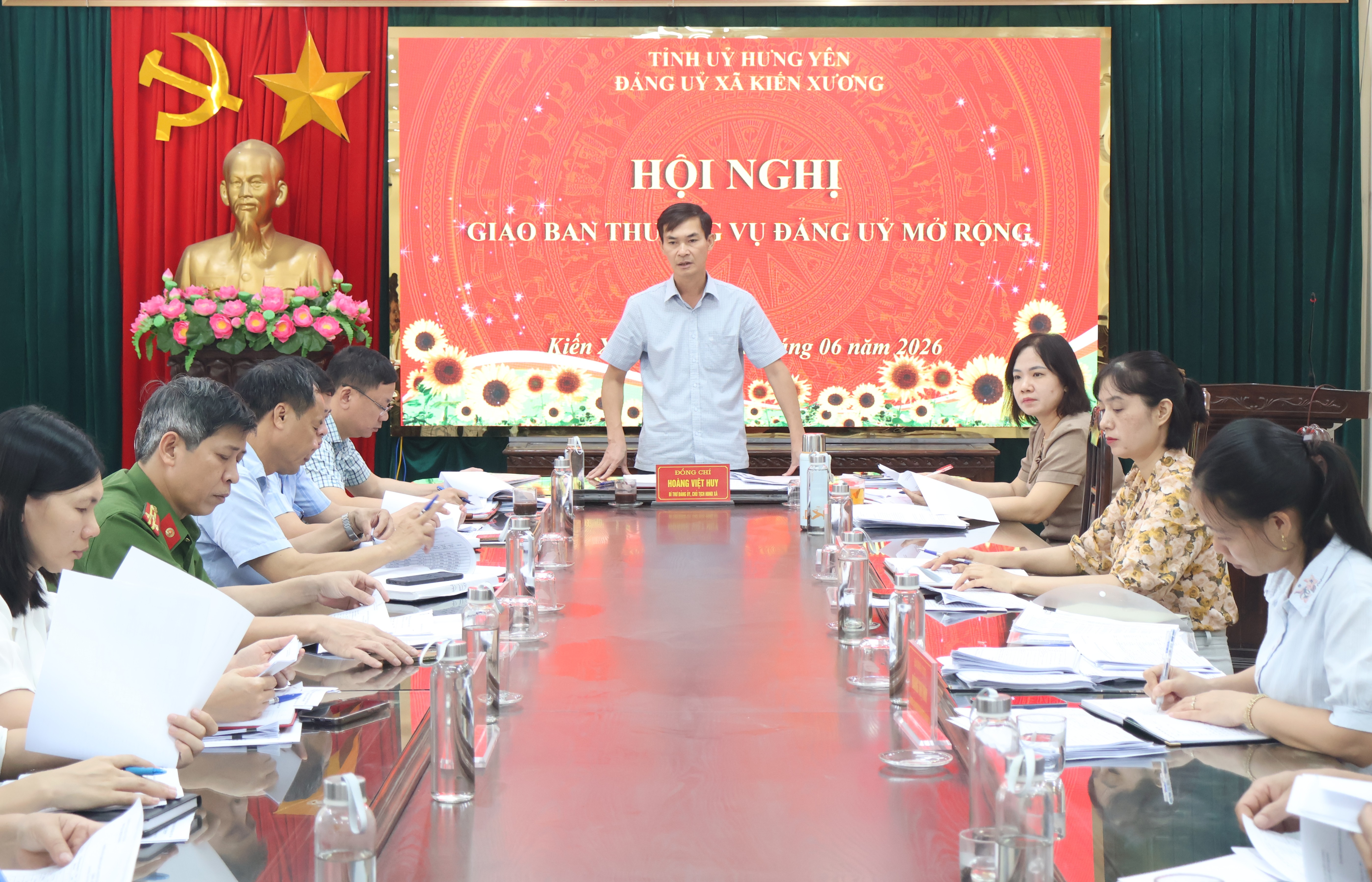 Hội nghị giao ban Ban thường vụ Đảng uỷ mở rộng