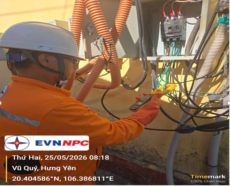 Điện lực Kiến Xương đảm bảo các điều kiện phục vụ cấp điện kỳ thi tuyển sinh lớp 10 THPT công lập năm 2026