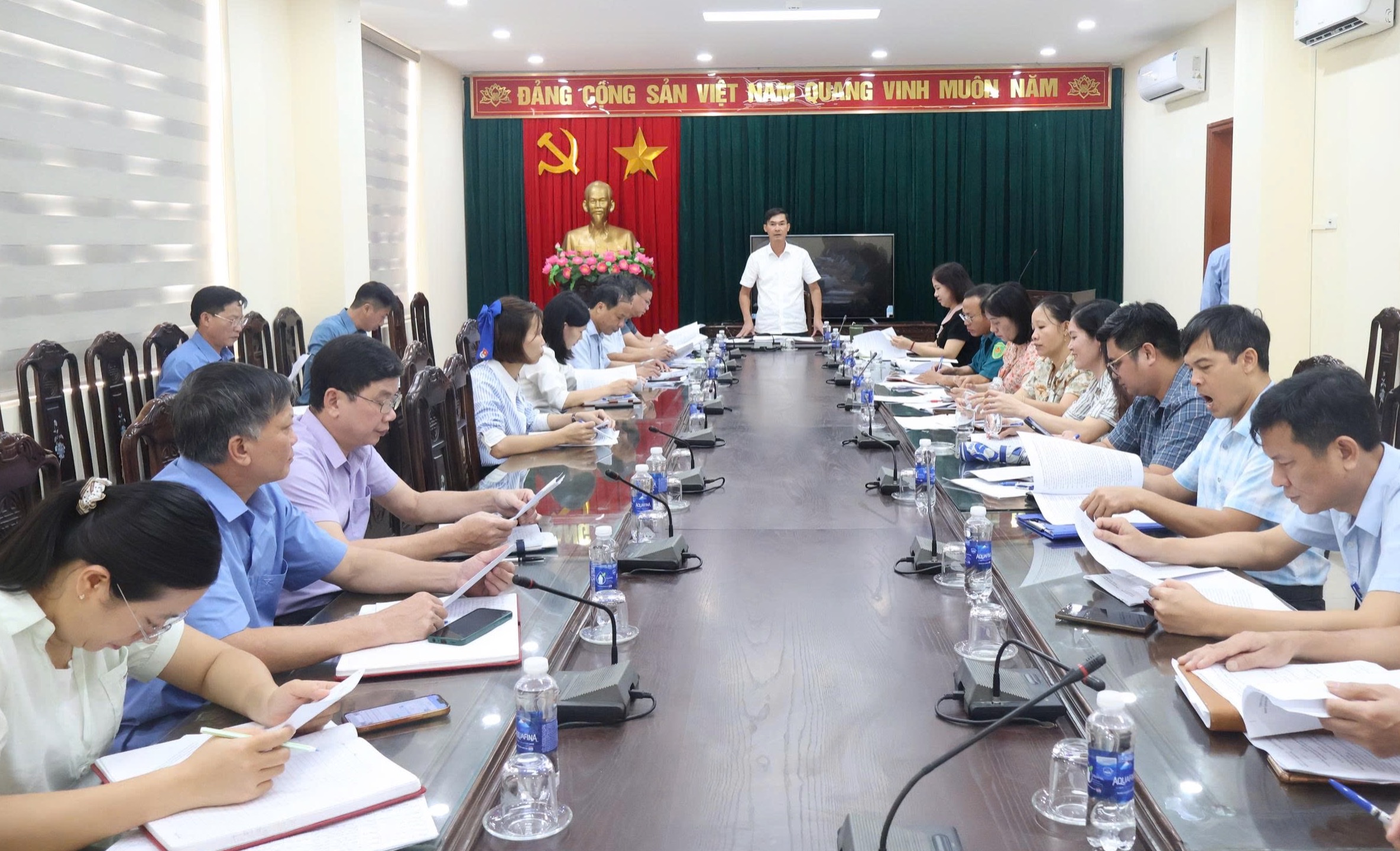 Hội nghị Ban Thường vụ Đảng uỷ, Ban chấp hành Đảng bộ xã