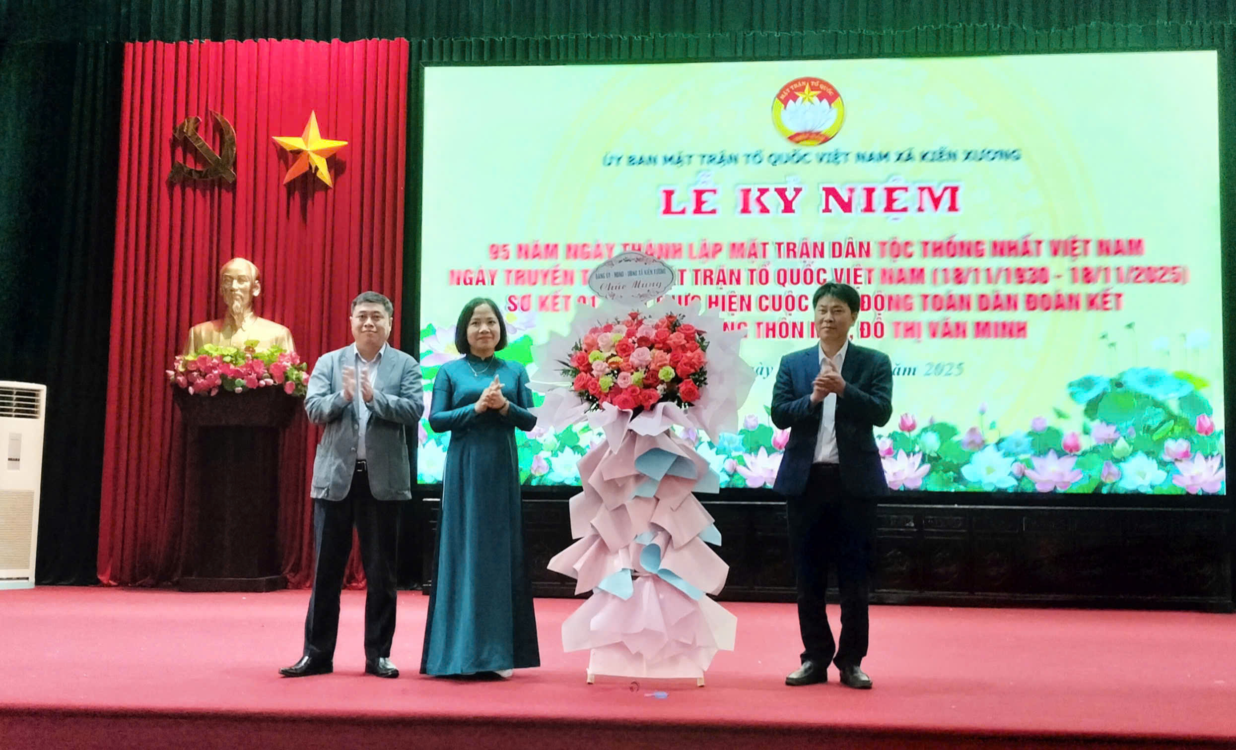 Xã Kiến Xương kỷ niệm 95 năm Ngày truyền thống Mặt trận Dân tộc thống nhất Việt Nam (18/11/1930 – 18/11/2025)