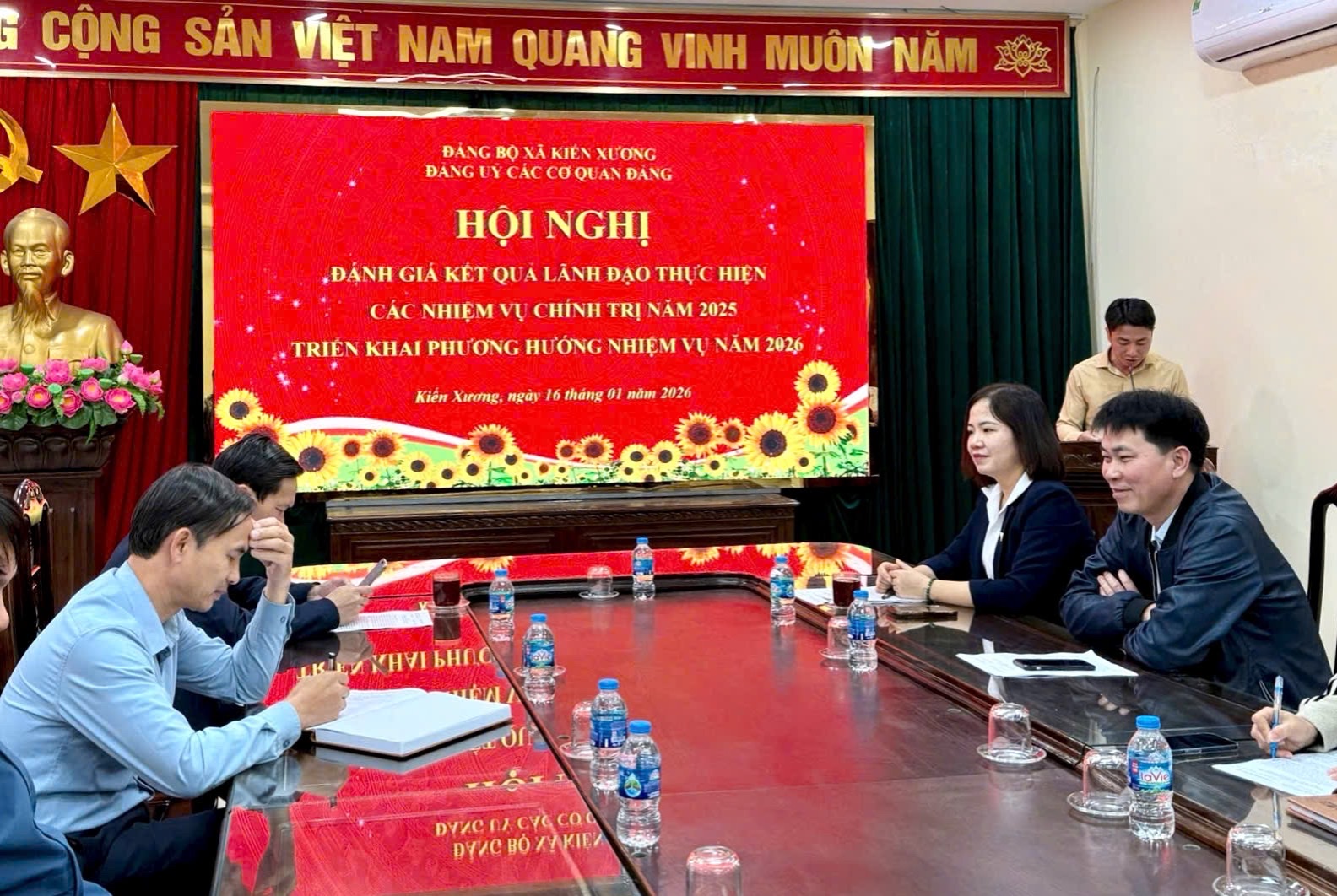 Đảng ủy các cơ quan Đảng xã Kiến Xương tổng kết kết quả lãnh đạo thực hiện nhiệm vụ chính trị năm 2025