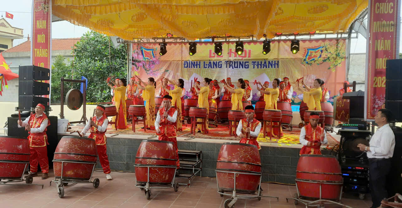Khai mạc lễ hội Đình làng Trung Thành xã, Kiến Xương năm 2026