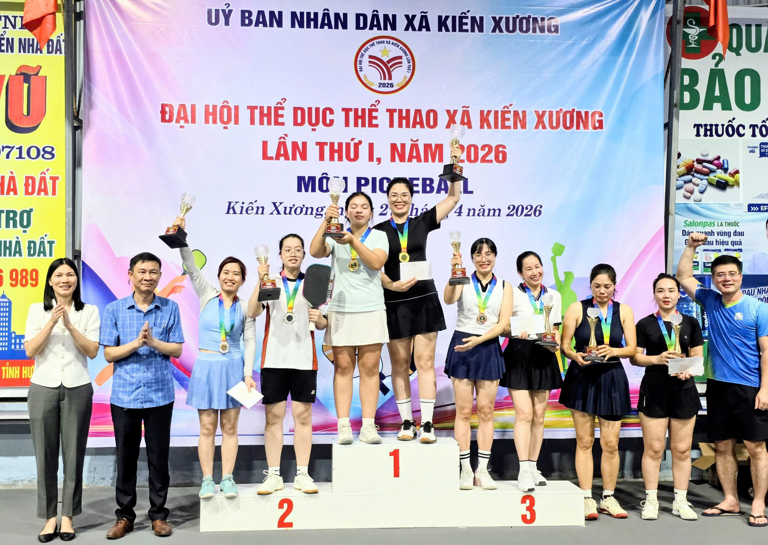 Giải Pickleball Đại hội TDTT xã Kiến Xương lần thứ I năm 2026