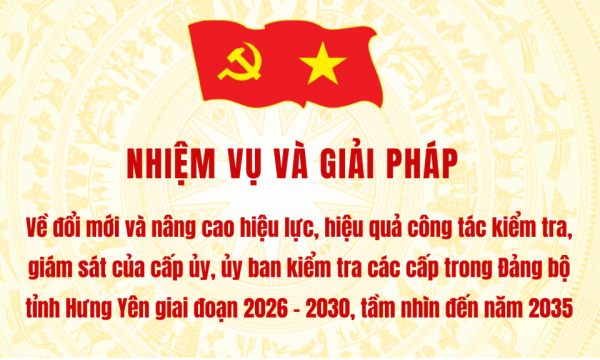 Nghị quyết số 11-NQ/TU của Ban Thường vụ Tỉnh ủy Hưng Yên: Nhiệm vụ và giải pháp