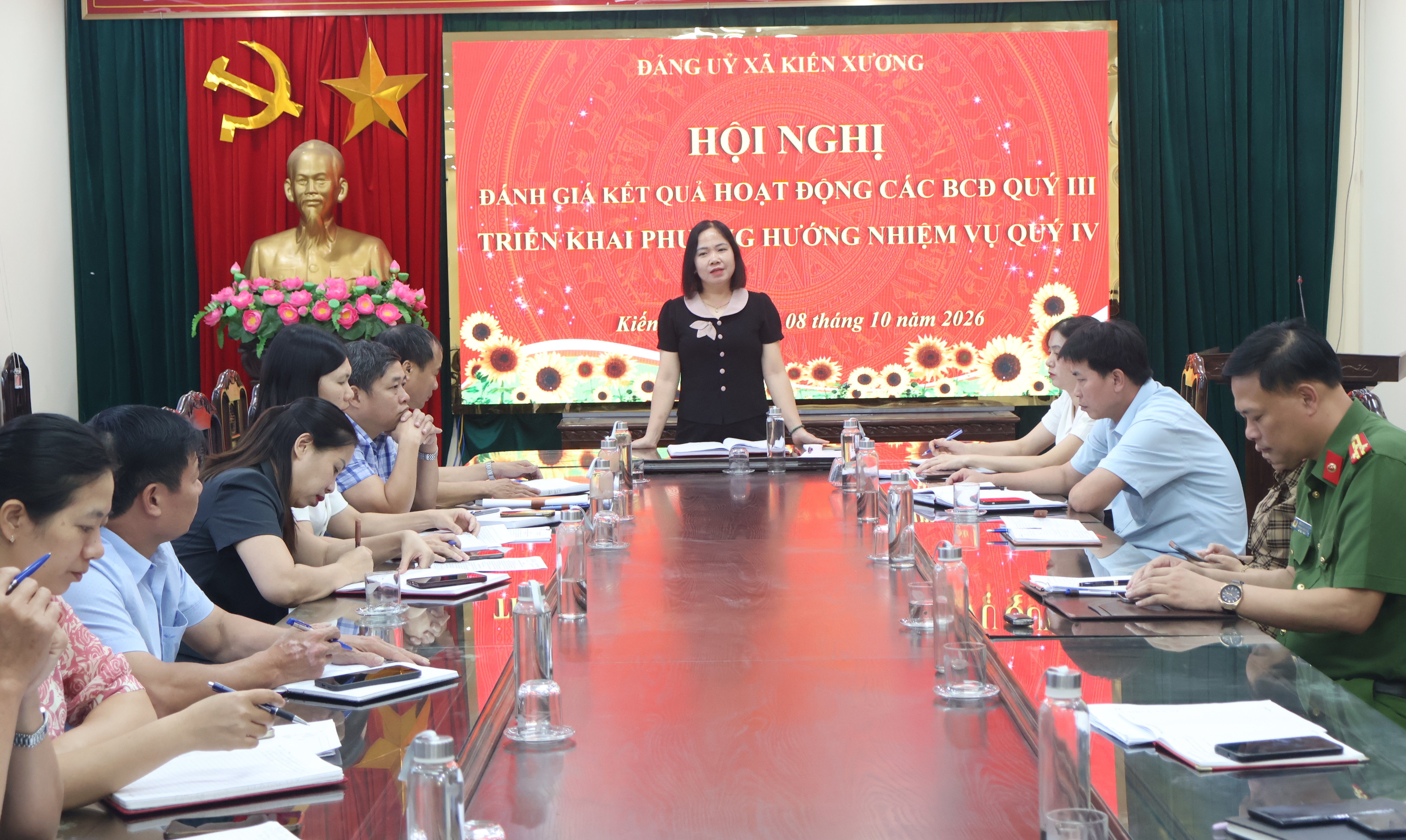 Kiến Xương: Đánh giá kết quả hoạt động các ban chỉ đạo của Đảng quý III, triển khai nhiệm vụ quý IV năm 2026