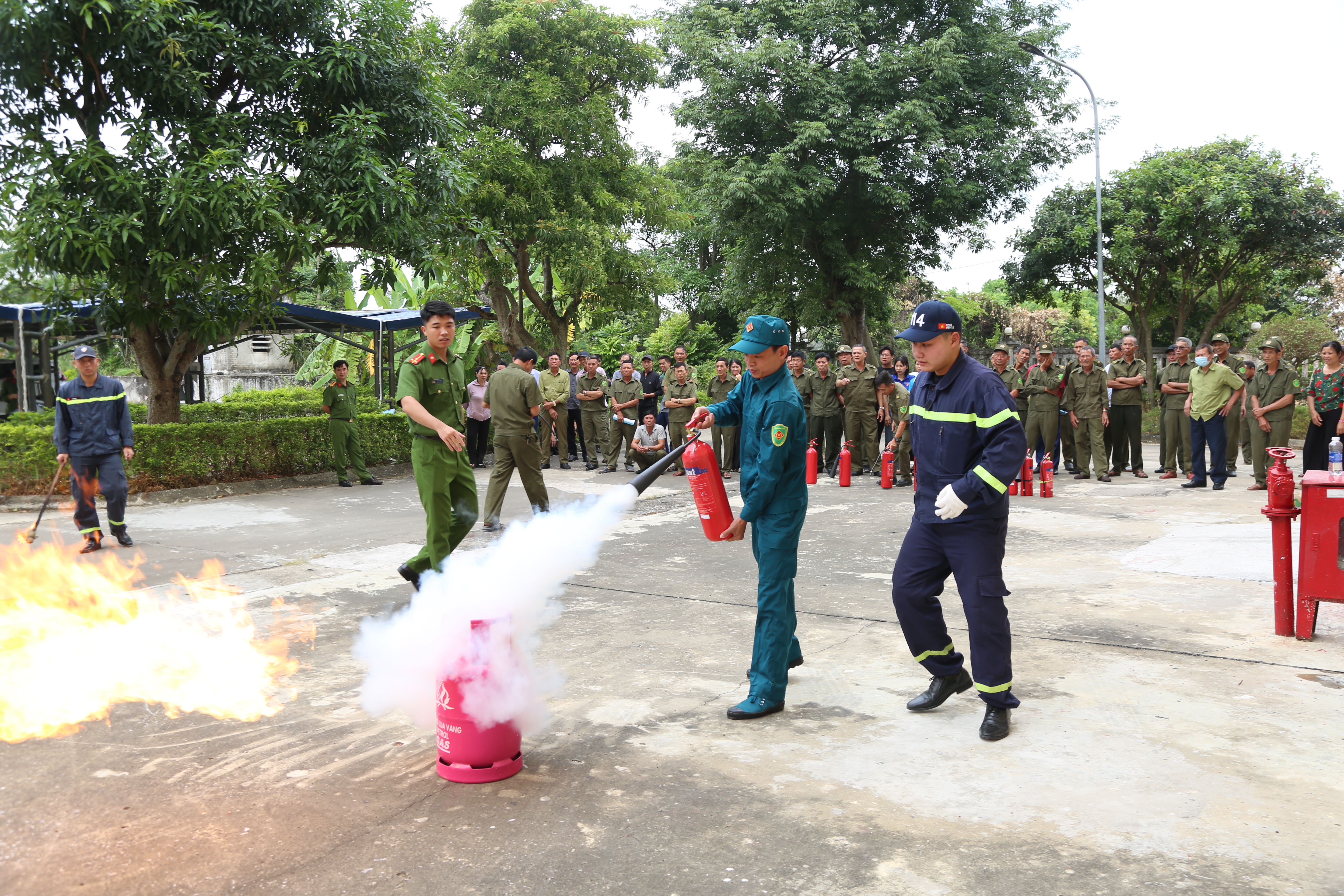 Xã Kiến Xương: Tuyên truyền, huấn luyện nghiệp vụ phòng cháy, chữa cháy và cứu nạn, cứu hộ năm 2026