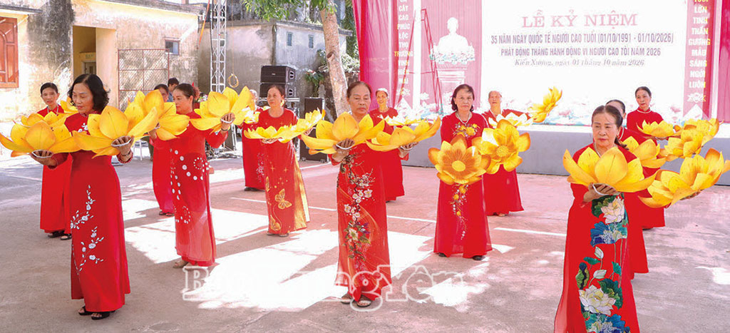 Xã Kiến Xương đưa nghệ thuật chèo vào trường học và các khu dân cư